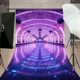 Aperturee - Aperturee Dynamic Purple Lighted Dance Hall Sweep Backdrop